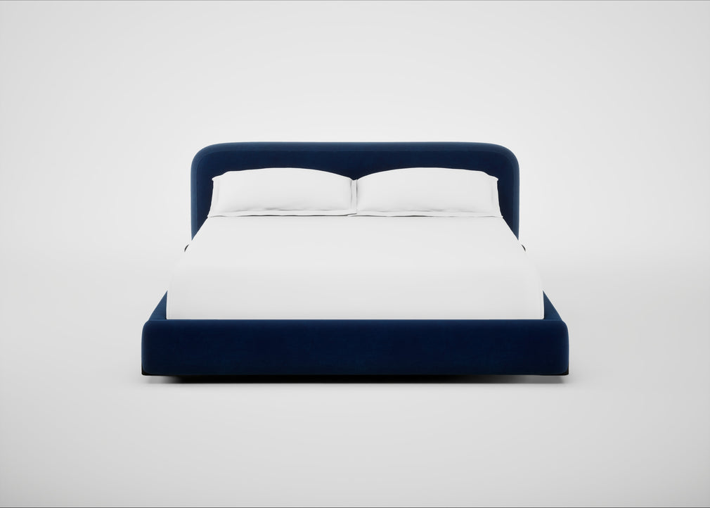 Nuvola Bed Super King / Smart Velvet Dusk / Black