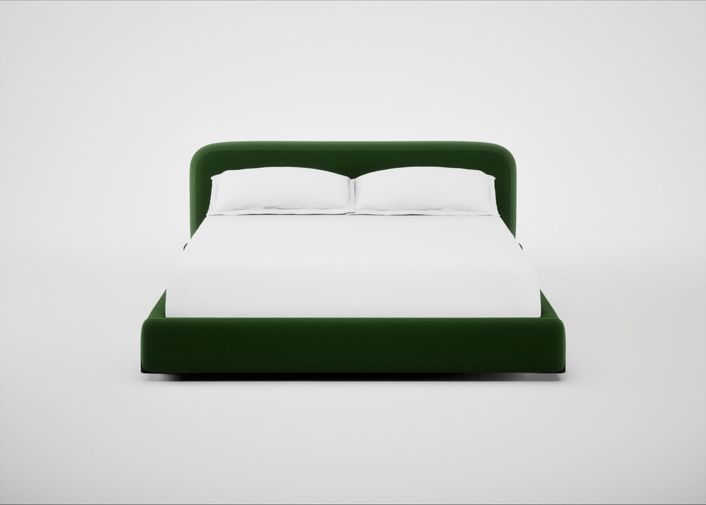 Nuvola Bed Super King / Smart Velvet Forest / Black