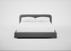 Nuvola Bed Super King / Smart Velvet Mercury / Black