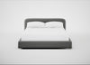 Nuvola Bed Super King / Smart Velvet Mercury / Natural