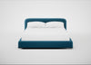 Nuvola Bed Super King / Smart Velvet Ocean Blue / Black