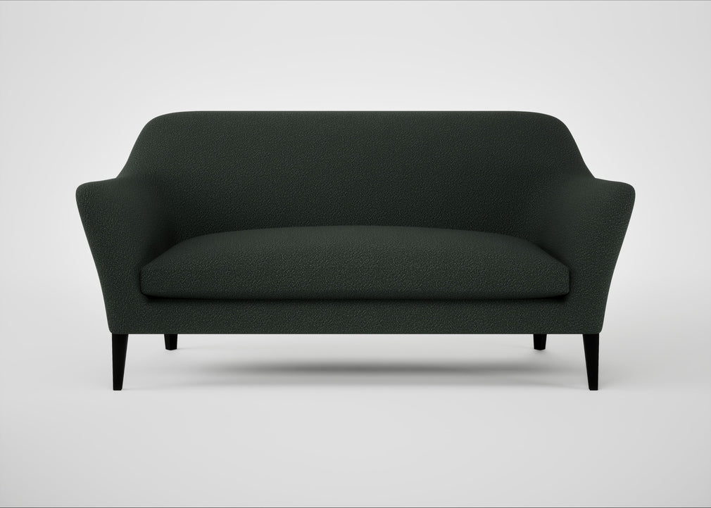 Wallis 3 Seater Sofa Boucle Fern / Black