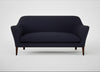 Wallis 3 Seater Sofa Boucle Indigo / Walnut Stained