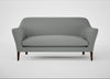 Wallis 3 Seater Sofa Boucle Steel / Walnut Stained