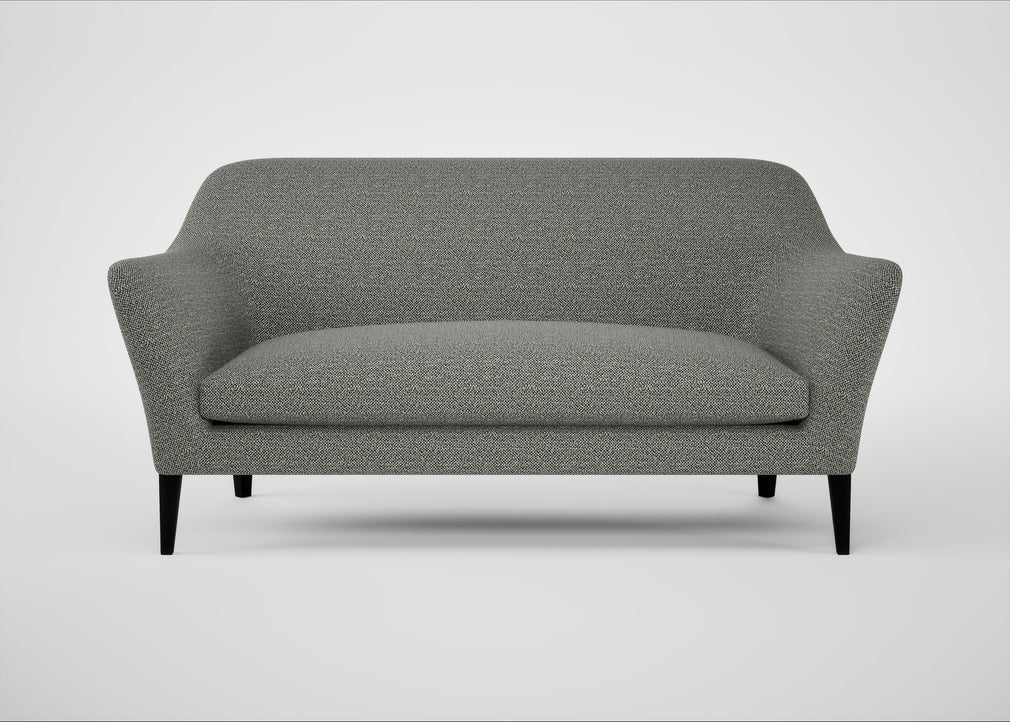 Wallis 3 Seater Sofa Boucle Tweed Lapis / Black