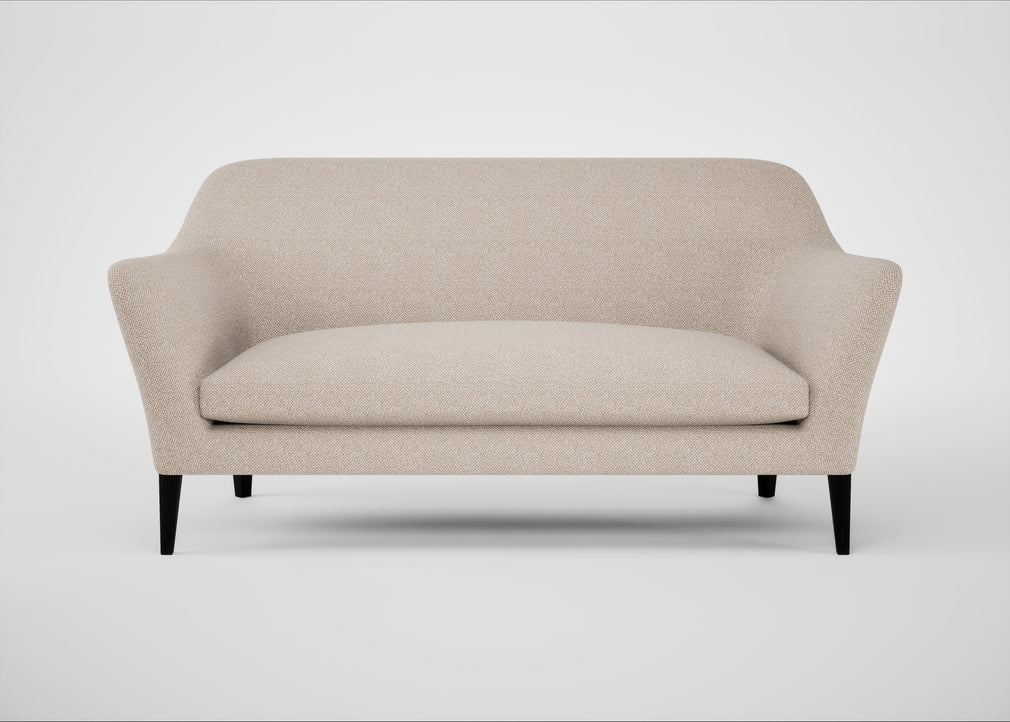 Wallis 3 Seater Sofa Boucle Tweed Pearl / Black