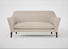 Wallis 3 Seater Sofa Boucle Tweed Pearl / Walnut Stained