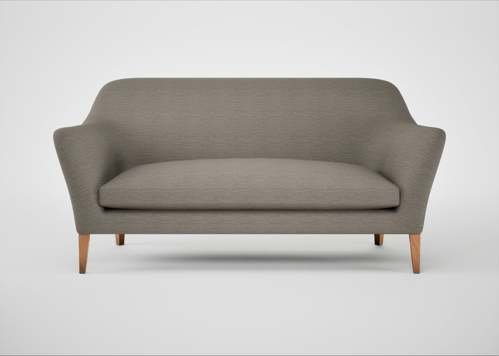 Wallis 3 Seater Sofa Broad Weave Pebble / Natural