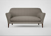 Wallis 3 Seater Sofa Broad Weave Pebble / Walnut Stained