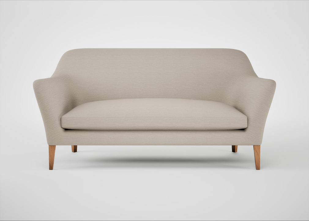 Wallis 3 Seater Sofa Broad Weave Putty / Natural
