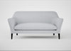 Wallis 3 Seater Sofa Broad Weave Tin / Black