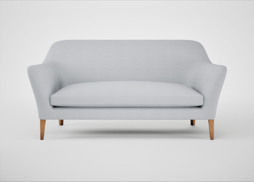 Wallis 3 Seater Sofa Broad Weave Tin / Natural