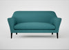 Wallis 3 Seater Sofa Brushed Cotton Cadet / Black