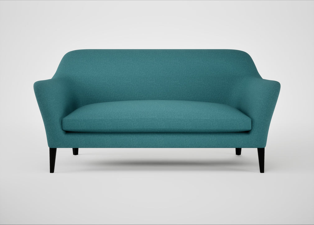 Wallis 3 Seater Sofa Brushed Cotton Cadet / Black