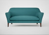 Wallis 3 Seater Sofa Brushed Cotton Cadet / Walnut Stained
