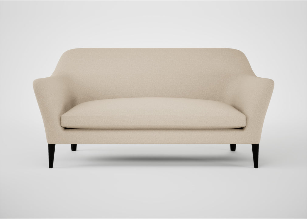 Wallis 3 Seater Sofa Brushed Cotton Oat / Black