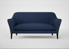 Wallis 3 Seater Sofa Capelo Linen-Cotton Inkspot / Black