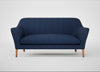 Wallis 3 Seater Sofa Capelo Linen-Cotton Inkspot / Natural