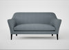 Wallis 3 Seater Sofa Capelo Linen-Cotton Mineral / Black