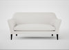 Wallis 3 Seater Sofa Capelo Linen-Cotton Sea Salt / Black