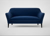 Wallis 3 Seater Sofa Cotton Velvet Midnight / Black