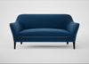Wallis 3 Seater Sofa Velvet Petrol / Black