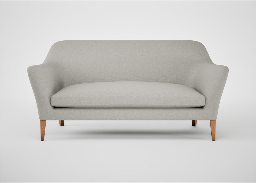Wallis 3 Seater Sofa Melton Wool Limestone / Natural