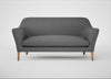 Wallis 3 Seater Sofa Melton Wool Shale / Natural