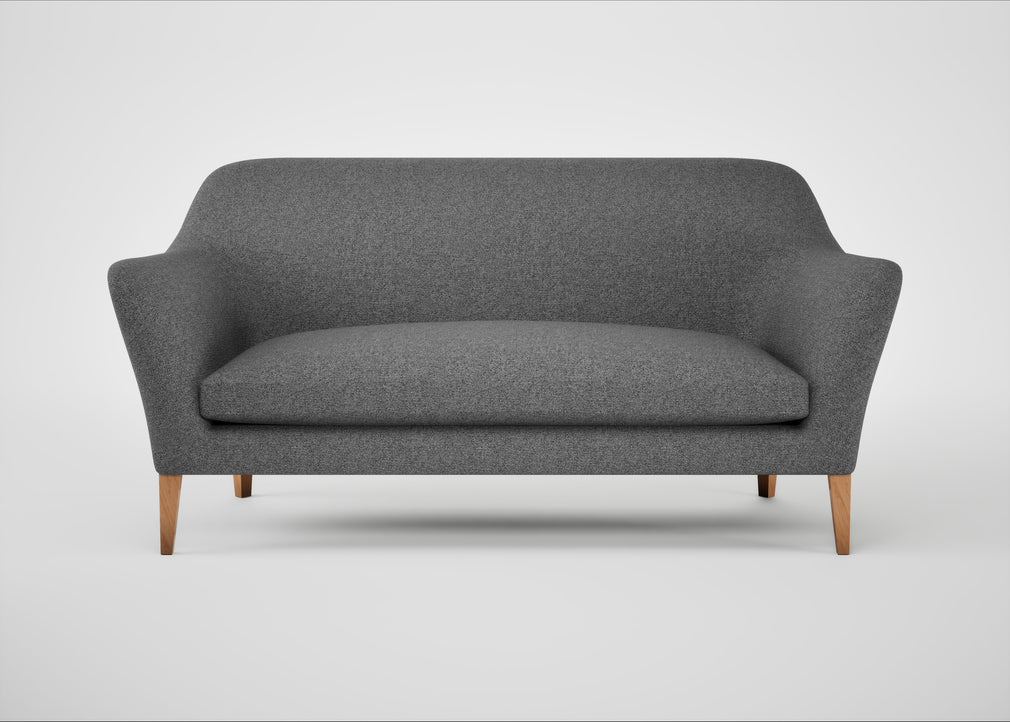 Wallis 3 Seater Sofa Melton Wool Shale / Natural