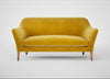 Wallis 3 Seater Sofa Smart Luxe Velvet Canary / Natural