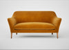 Wallis 3 Seater Sofa Smart Luxe Velvet Cognac / Natural