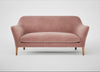 Wallis 3 Seater Sofa Smart Luxe Velvet Dusky Pink / Natural
