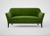 Wallis 3 Seater Sofa Smart Luxe Velvet Grass / Black