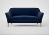 Wallis 3 Seater Sofa Smart Luxe Velvet Midnight / Natural