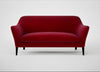 Wallis 3 Seater Sofa Smart Luxe Velvet Mulberry / Black