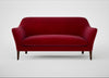 Wallis 3 Seater Sofa Smart Luxe Velvet Mulberry / Walnut Stained