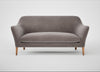 Wallis 3 Seater Sofa Smart Luxe Velvet Mushroom / Natural