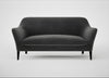 Wallis 3 Seater Sofa Smart Luxe Velvet Nickel / Black