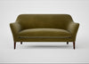 Wallis 3 Seater Sofa Smart Luxe Velvet Peridot / Walnut Stained