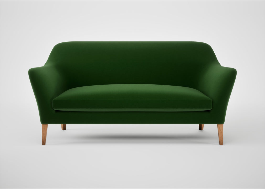 Wallis 3 Seater Sofa Smart Velvet Forest / Natural