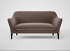Wallis 3 Seater Sofa Smart Velvet Mouse / Black