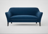 Wallis 3 Seater Sofa Smart Velvet Petrol / Black
