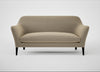 Wallis 3 Seater Sofa Boucle Velvet Rocky / Black