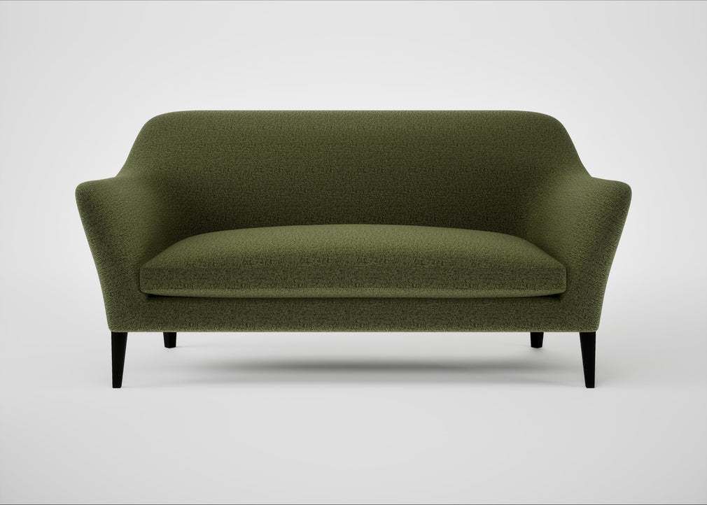 Wallis 3 Seater Sofa Boucle Velvet Wilder / Black