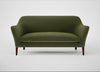 Wallis 3 Seater Sofa Boucle Velvet Wilder / Walnut Stained