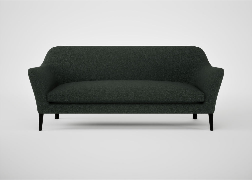 Wallis 4 Seater Sofa Boucle Fern / Black