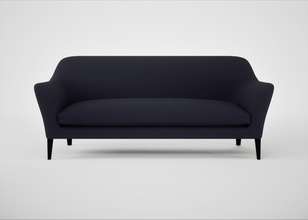 Wallis 4 Seater Sofa Boucle Indigo / Black