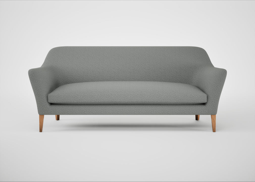 Wallis 4 Seater Sofa Boucle Steel / Natural