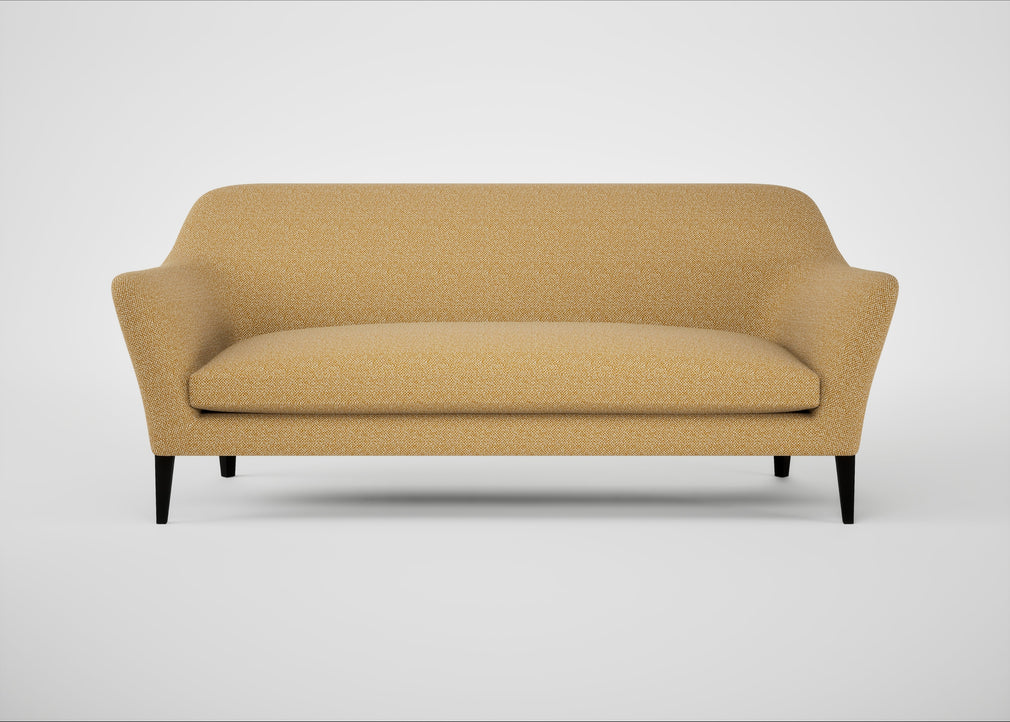 Wallis 4 Seater Sofa Boucle Tweed Citrine / Black