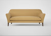 Wallis 4 Seater Sofa Boucle Tweed Citrine / Walnut Stained